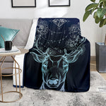 Bohemian Spiritual Deer Print Blanket