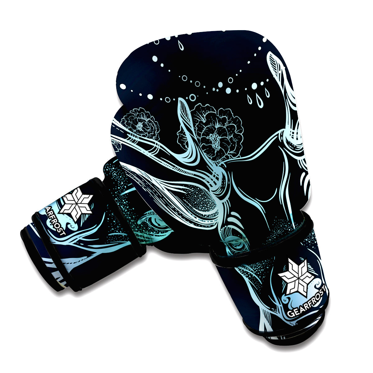 Bohemian Spiritual Deer Print Boxing Gloves