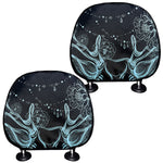 Bohemian Spiritual Deer Print Car Headrest Covers