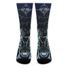 Bohemian Spiritual Deer Print Crew Socks