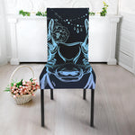 Bohemian Spiritual Deer Print Dining Chair Slipcover