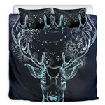 Bohemian Spiritual Deer Print Duvet Cover Bedding Set