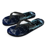 Bohemian Spiritual Deer Print Flip Flops