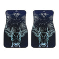 Bohemian Spiritual Deer Print Front Car Floor Mats