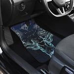 Bohemian Spiritual Deer Print Front Car Floor Mats