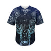 Bohemian Spiritual Deer Print Men's Baseball Jersey