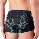 Bohemian Spiritual Deer Print Men's Boxer Briefs