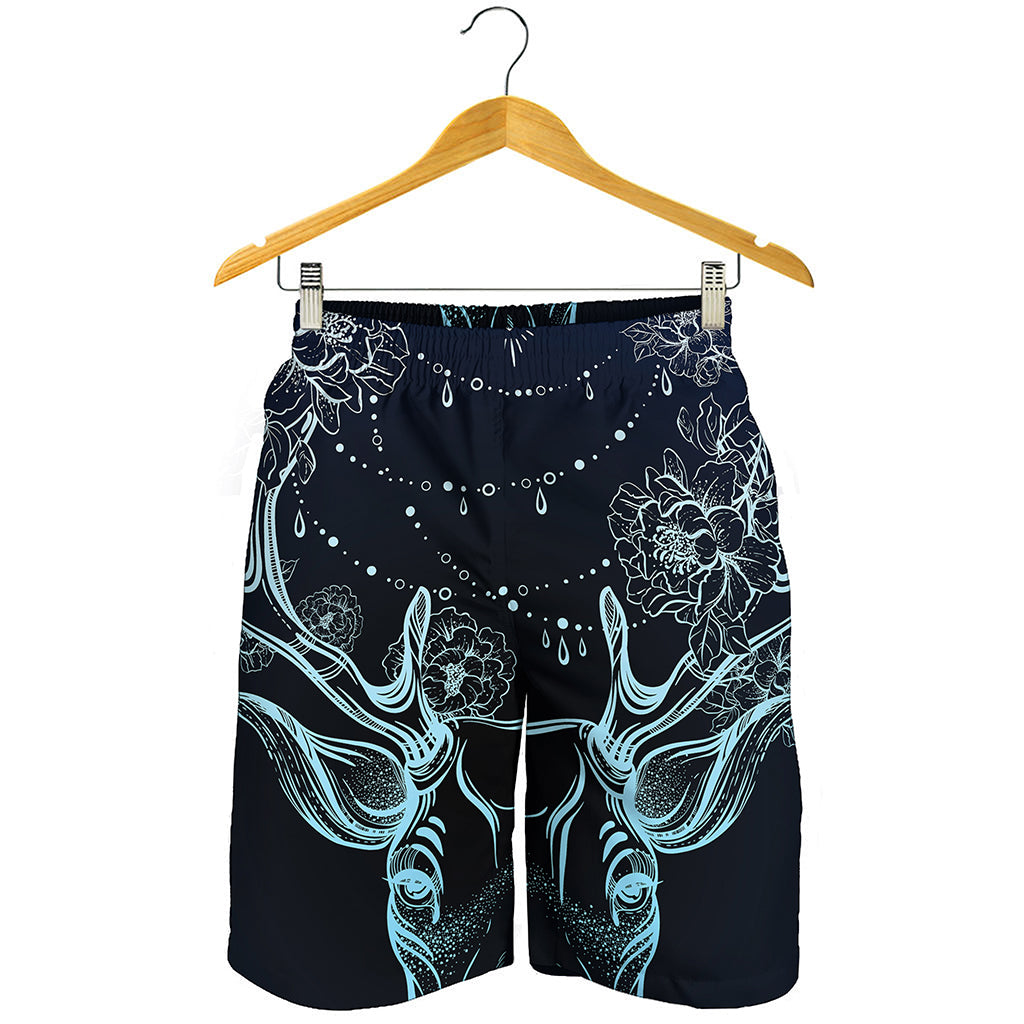 Bohemian Spiritual Deer Print Men's Shorts