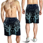 Bohemian Spiritual Deer Print Men's Shorts