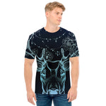 Bohemian Spiritual Deer Print Men's T-Shirt