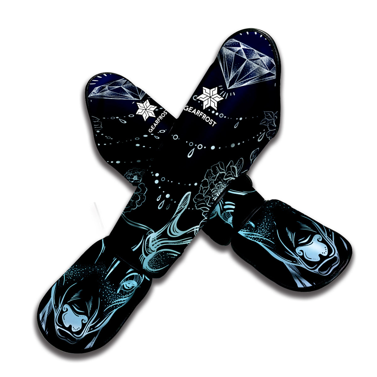 Bohemian Spiritual Deer Print Muay Thai Shin Guard