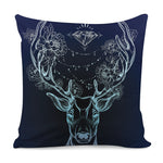 Bohemian Spiritual Deer Print Pillow Cover