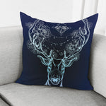 Bohemian Spiritual Deer Print Pillow Cover