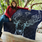Bohemian Spiritual Deer Print Quilt