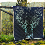 Bohemian Spiritual Deer Print Quilt