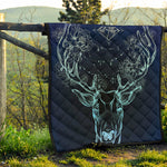 Bohemian Spiritual Deer Print Quilt