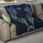 Bohemian Spiritual Deer Print Quilt