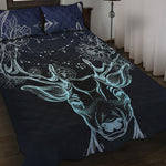 Bohemian Spiritual Deer Print Quilt Bed Set