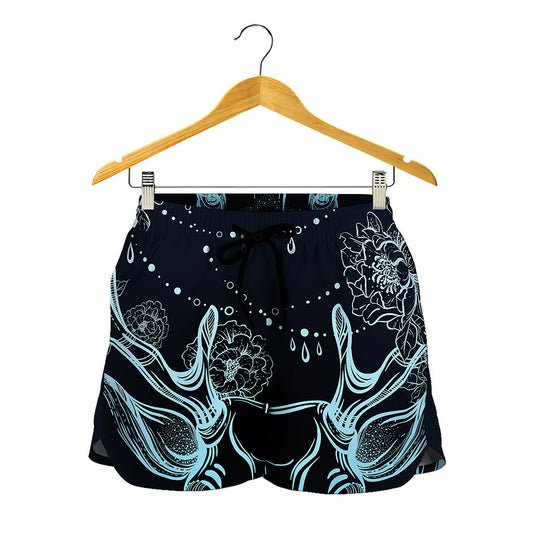 Bohemian Spiritual Deer Print Women's Shorts