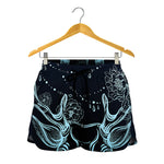 Bohemian Spiritual Deer Print Women's Shorts