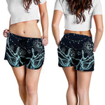 Bohemian Spiritual Deer Print Women's Shorts