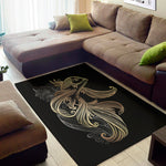 Bohemian Spiritual Fish Print Area Rug