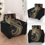 Bohemian Spiritual Fish Print Armchair Slipcover