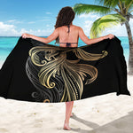 Bohemian Spiritual Fish Print Beach Sarong Wrap
