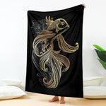 Bohemian Spiritual Fish Print Blanket