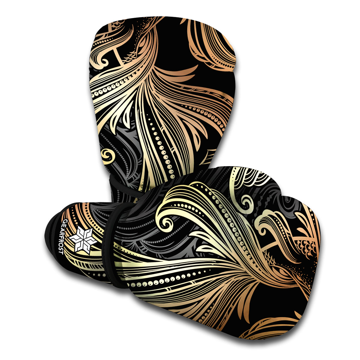 Bohemian Spiritual Fish Print Boxing Gloves