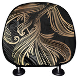 Bohemian Spiritual Fish Print Car Headrest Covers