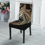 Bohemian Spiritual Fish Print Dining Chair Slipcover