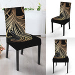 Bohemian Spiritual Fish Print Dining Chair Slipcover