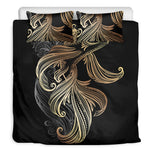 Bohemian Spiritual Fish Print Duvet Cover Bedding Set