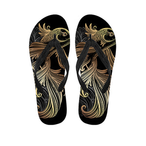 Bohemian Spiritual Fish Print Flip Flops