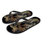 Bohemian Spiritual Fish Print Flip Flops