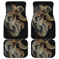 Bohemian Spiritual Fish Print Front and Back Car Floor Mats