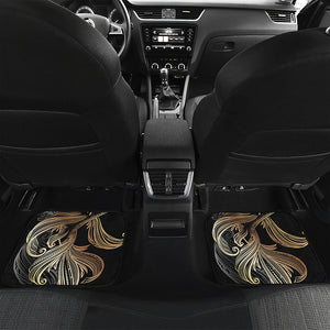 Bohemian Spiritual Fish Print Front and Back Car Floor Mats