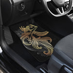 Bohemian Spiritual Fish Print Front and Back Car Floor Mats