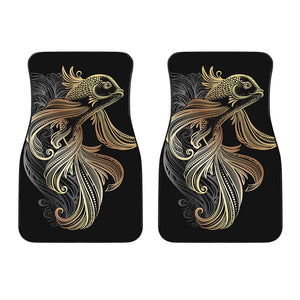 Bohemian Spiritual Fish Print Front Car Floor Mats