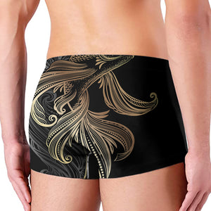 Bohemian Spiritual Fish Print Men's Boxer Briefs