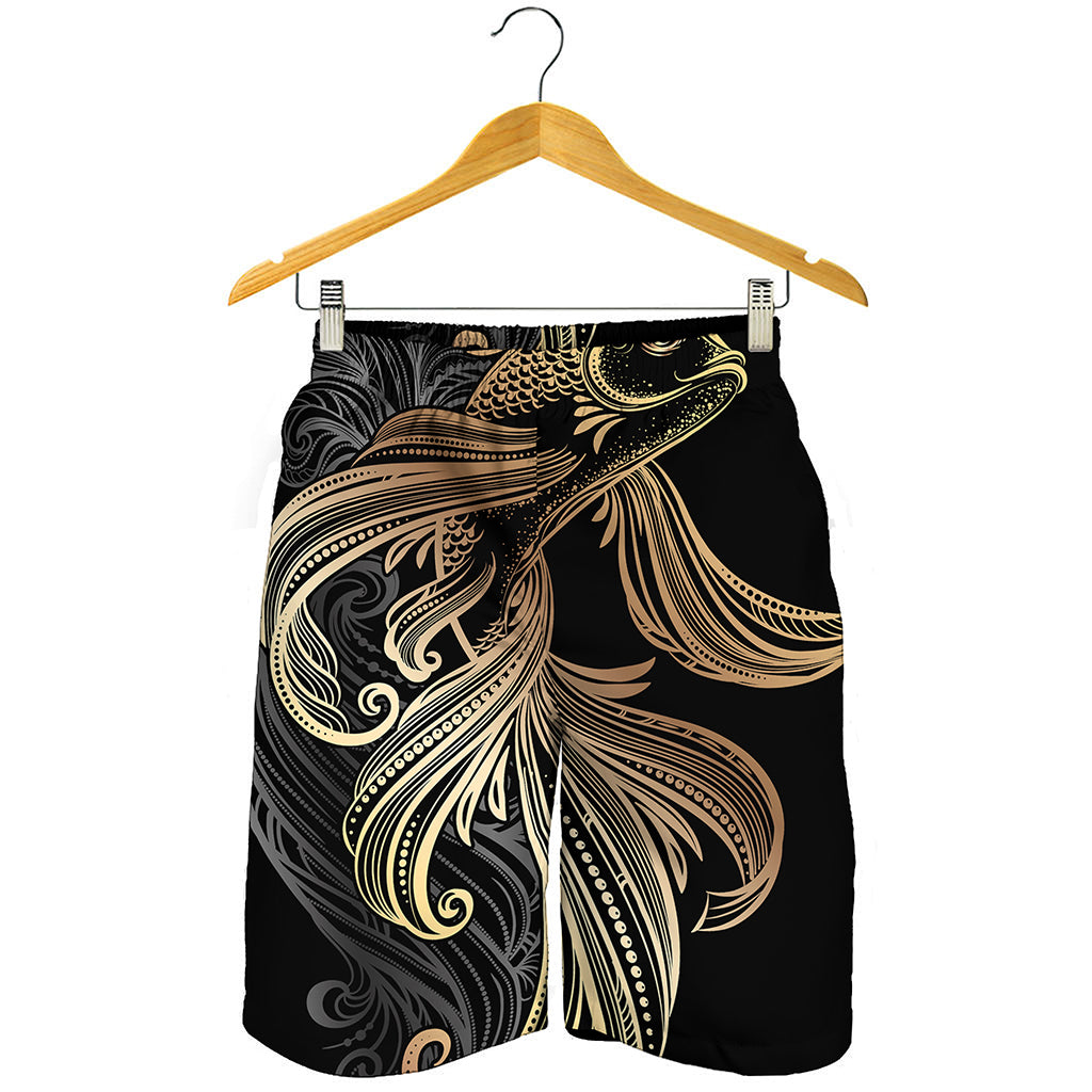 Bohemian Spiritual Fish Print Men's Shorts