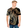 Bohemian Spiritual Fish Print Men's T-Shirt