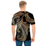 Bohemian Spiritual Fish Print Men's T-Shirt