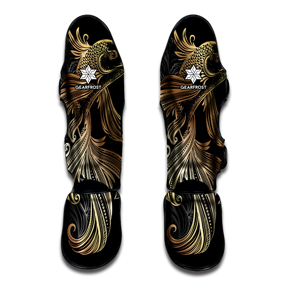 Bohemian Spiritual Fish Print Muay Thai Shin Guard