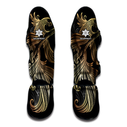 Bohemian Spiritual Fish Print Muay Thai Shin Guard