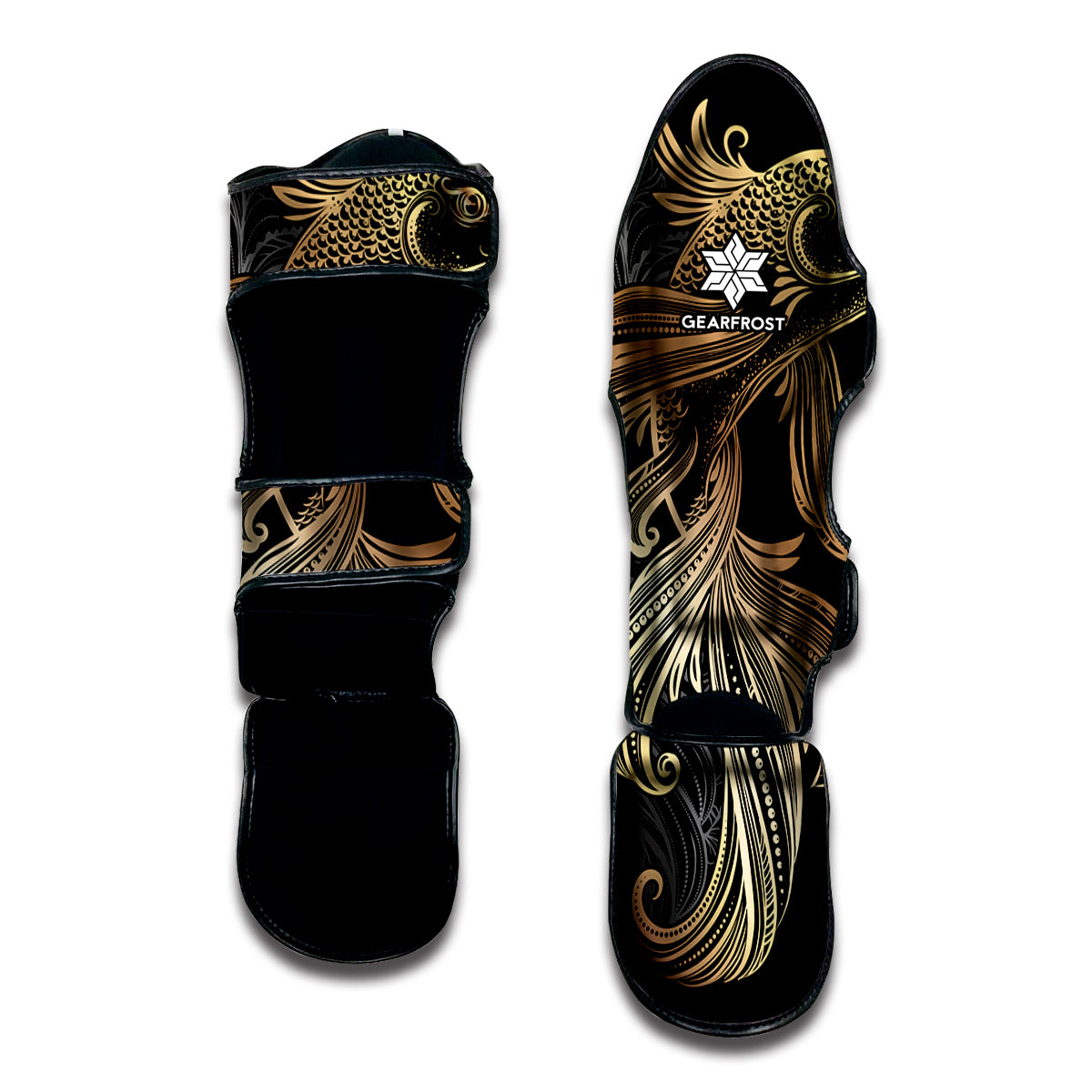 Bohemian Spiritual Fish Print Muay Thai Shin Guard