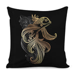 Bohemian Spiritual Fish Print Pillow Cover