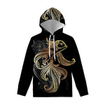 Bohemian Spiritual Fish Print Pullover Hoodie