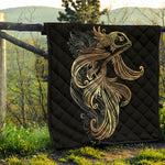 Bohemian Spiritual Fish Print Quilt